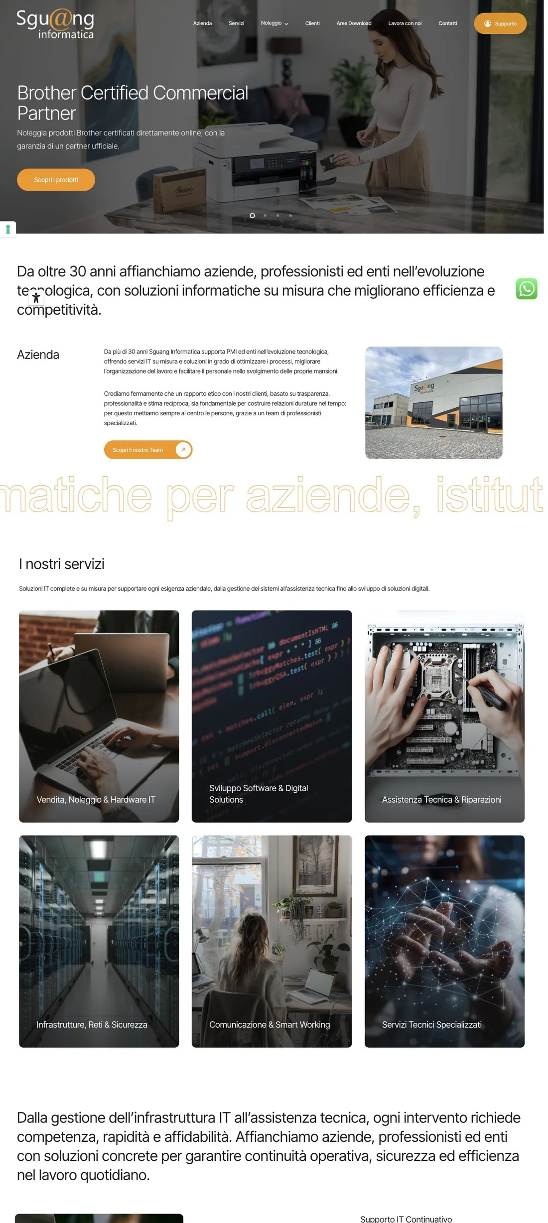 Anteprima desktop del sito Sguang Informatica