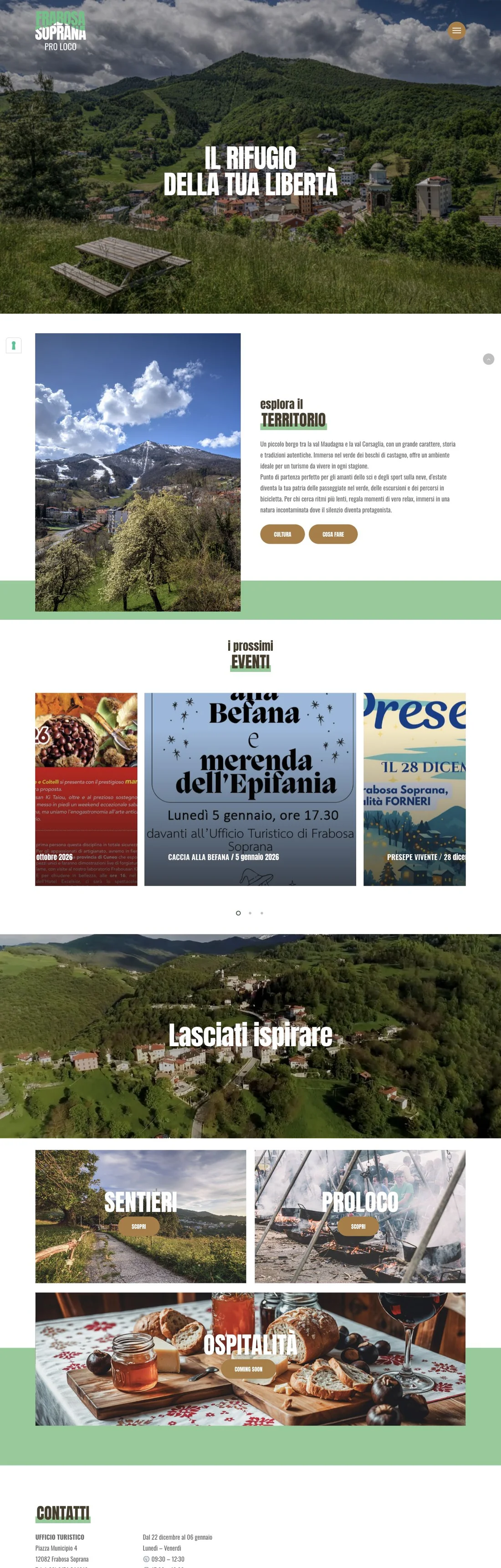 Anteprima desktop del sito Frabosa Soprana
